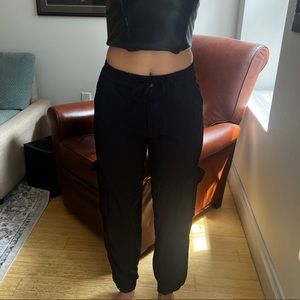 Zara black cargo pants